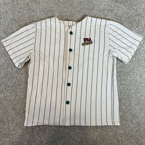 Kids USA League Baseball‎ Jersey Hall of Fame American Sport Striped sz L *